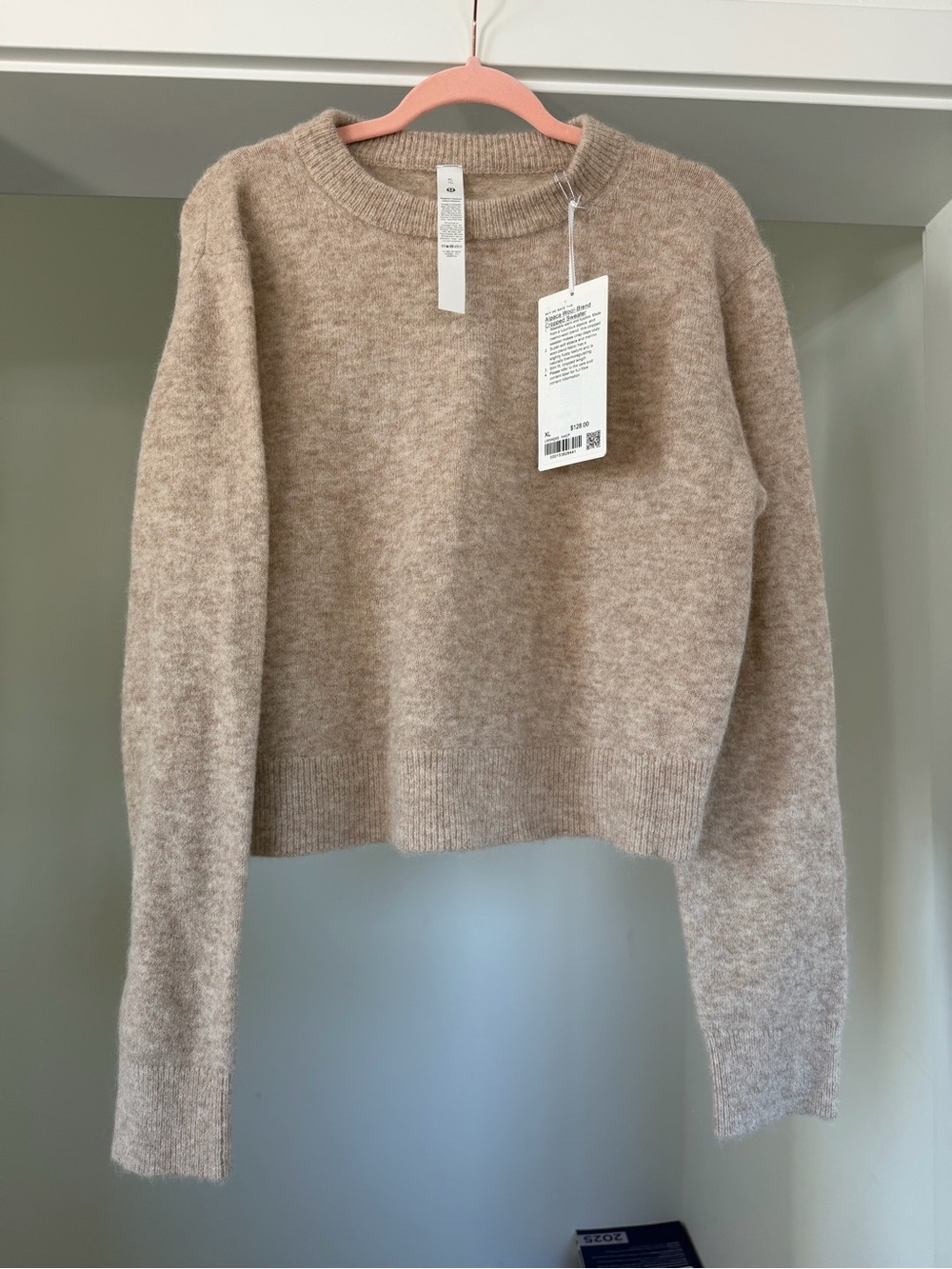 NWT lululemon athletica Women’s Alpaca Wool-Blend Cropped Sweater
